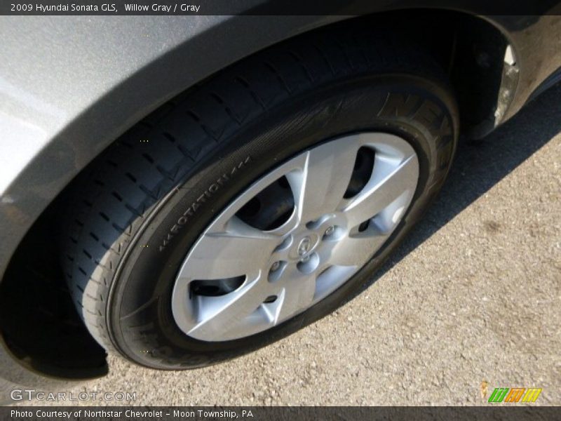 Willow Gray / Gray 2009 Hyundai Sonata GLS