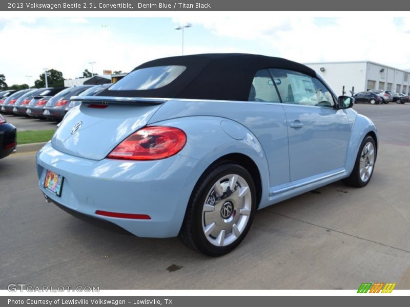 Denim Blue / Titan Black 2013 Volkswagen Beetle 2.5L Convertible