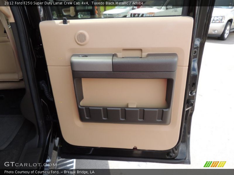 Tuxedo Black Metallic / Adobe 2012 Ford F250 Super Duty Lariat Crew Cab 4x4