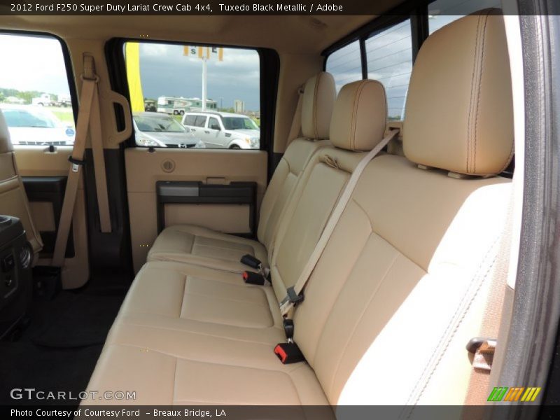 Tuxedo Black Metallic / Adobe 2012 Ford F250 Super Duty Lariat Crew Cab 4x4