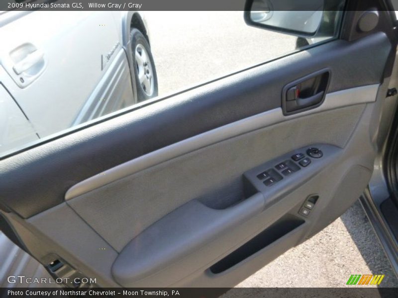 Willow Gray / Gray 2009 Hyundai Sonata GLS