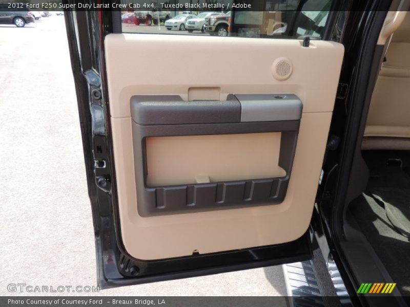 Tuxedo Black Metallic / Adobe 2012 Ford F250 Super Duty Lariat Crew Cab 4x4