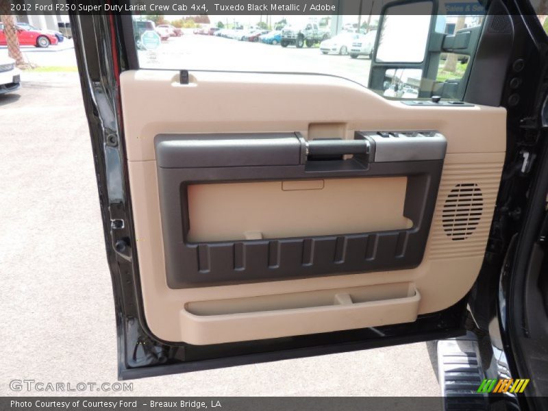 Tuxedo Black Metallic / Adobe 2012 Ford F250 Super Duty Lariat Crew Cab 4x4