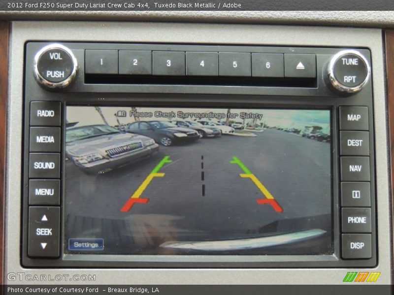 Tuxedo Black Metallic / Adobe 2012 Ford F250 Super Duty Lariat Crew Cab 4x4