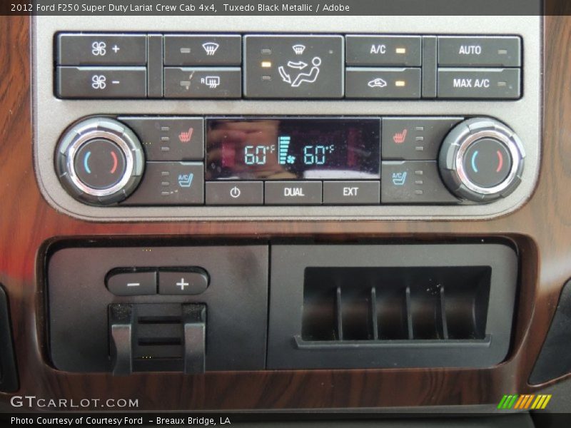 Tuxedo Black Metallic / Adobe 2012 Ford F250 Super Duty Lariat Crew Cab 4x4