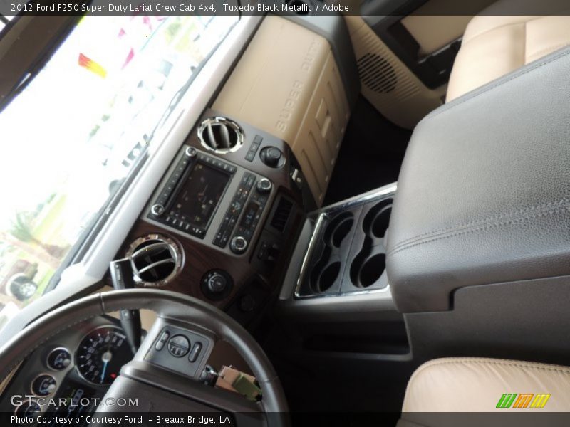 Tuxedo Black Metallic / Adobe 2012 Ford F250 Super Duty Lariat Crew Cab 4x4