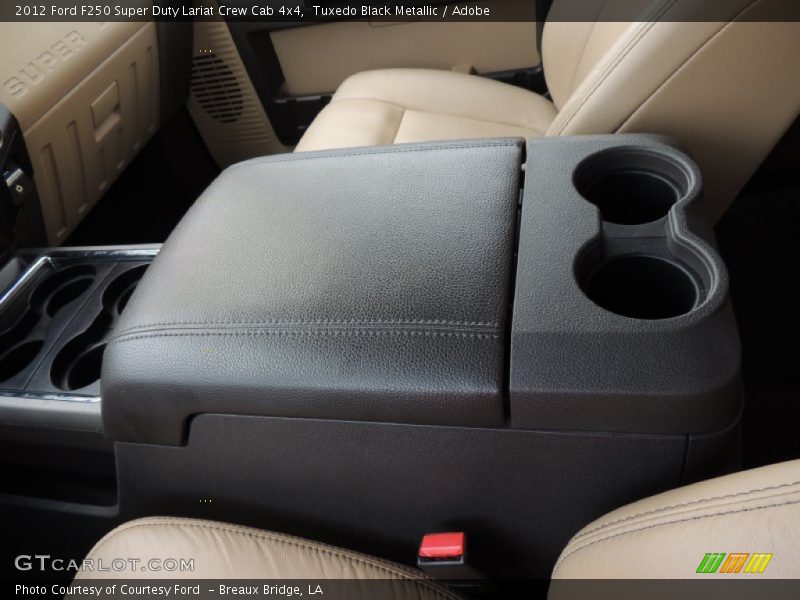 Tuxedo Black Metallic / Adobe 2012 Ford F250 Super Duty Lariat Crew Cab 4x4