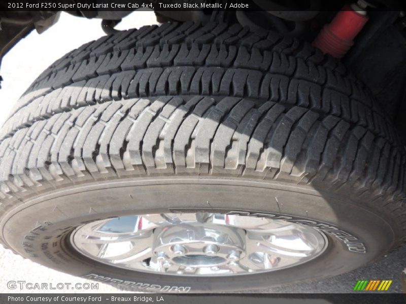 Tuxedo Black Metallic / Adobe 2012 Ford F250 Super Duty Lariat Crew Cab 4x4