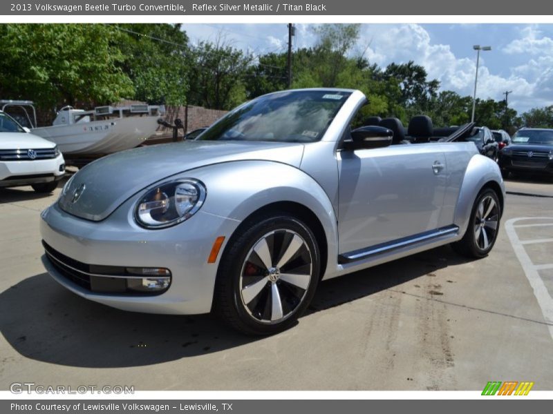 Reflex Silver Metallic / Titan Black 2013 Volkswagen Beetle Turbo Convertible