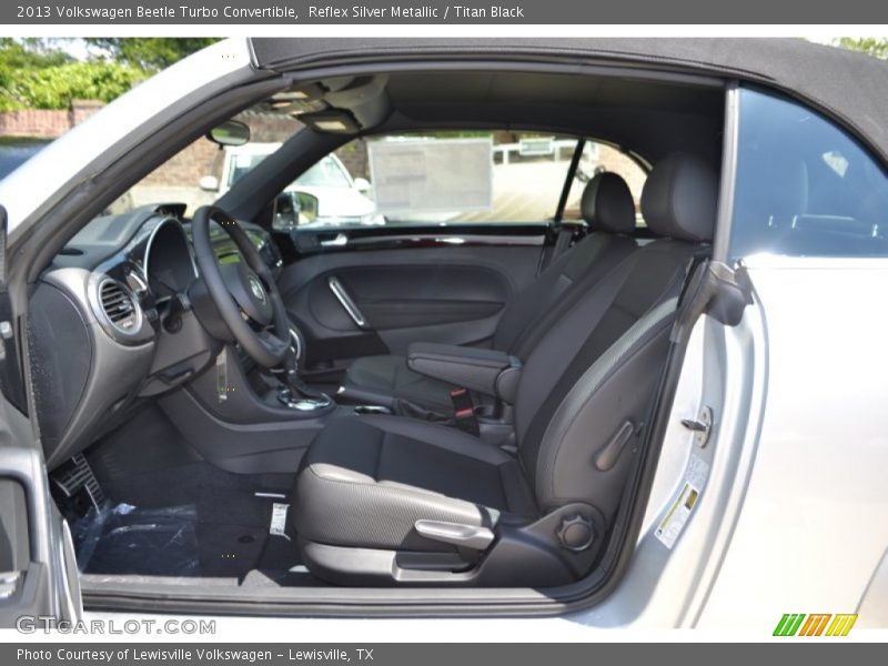 Reflex Silver Metallic / Titan Black 2013 Volkswagen Beetle Turbo Convertible
