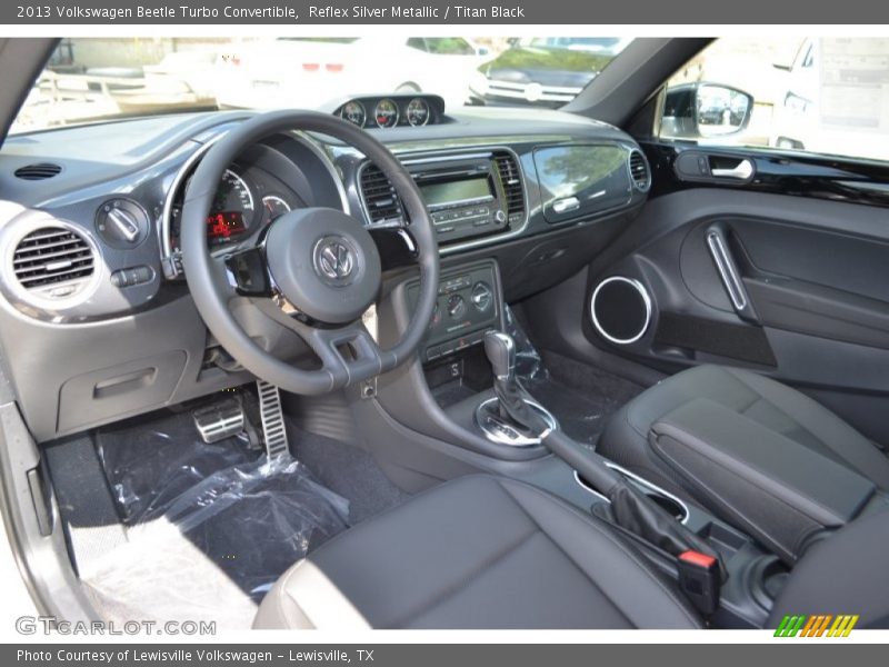 Reflex Silver Metallic / Titan Black 2013 Volkswagen Beetle Turbo Convertible