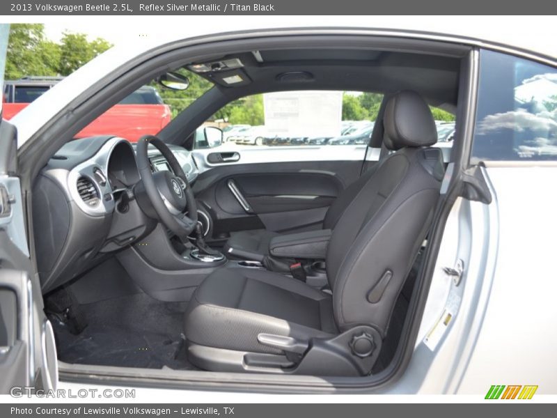 Reflex Silver Metallic / Titan Black 2013 Volkswagen Beetle 2.5L