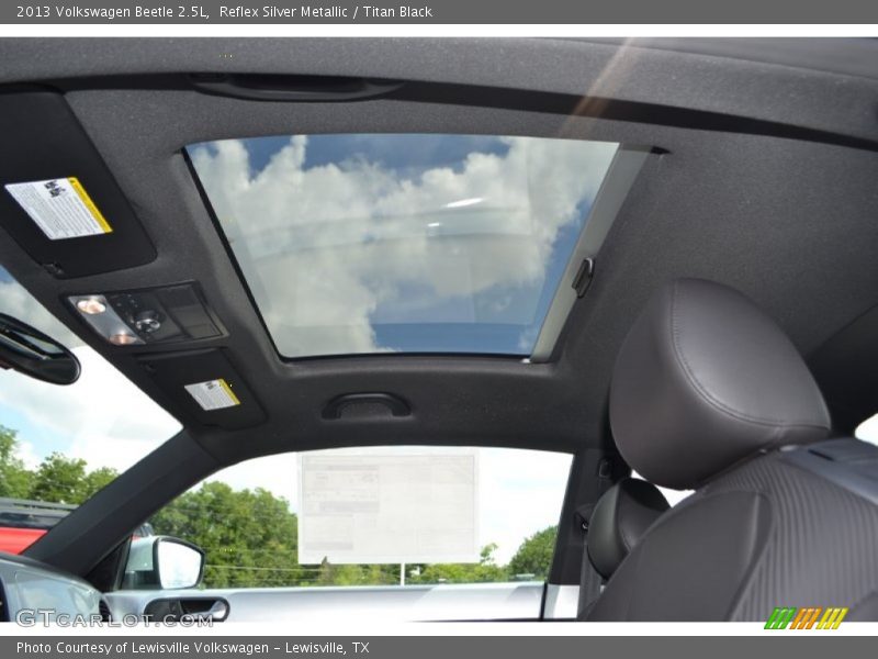 Reflex Silver Metallic / Titan Black 2013 Volkswagen Beetle 2.5L