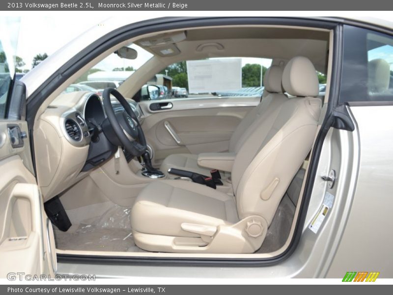 Moonrock Silver Metallic / Beige 2013 Volkswagen Beetle 2.5L