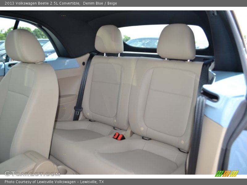 Denim Blue / Beige 2013 Volkswagen Beetle 2.5L Convertible