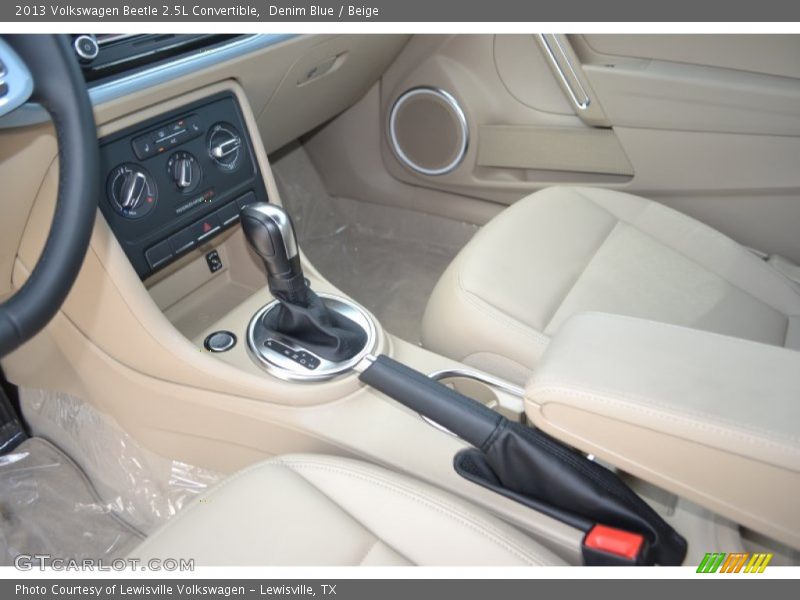Denim Blue / Beige 2013 Volkswagen Beetle 2.5L Convertible