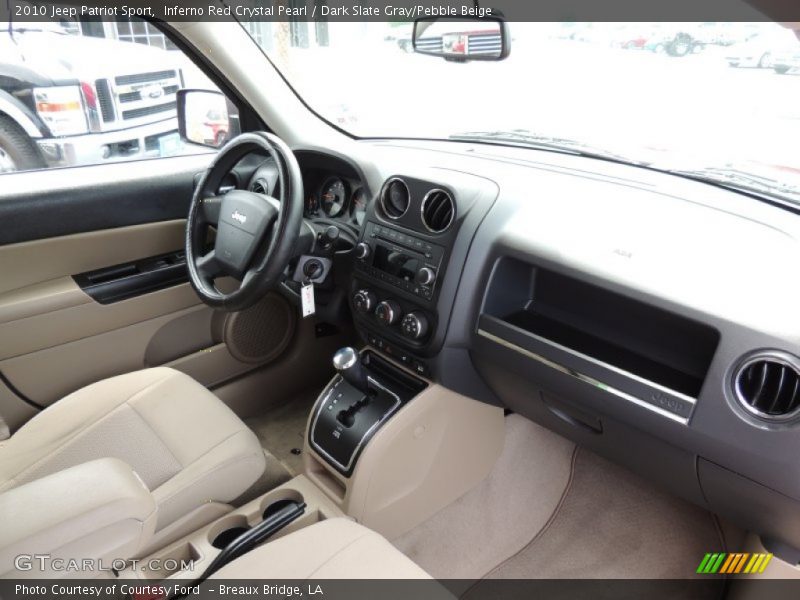 Inferno Red Crystal Pearl / Dark Slate Gray/Pebble Beige 2010 Jeep Patriot Sport