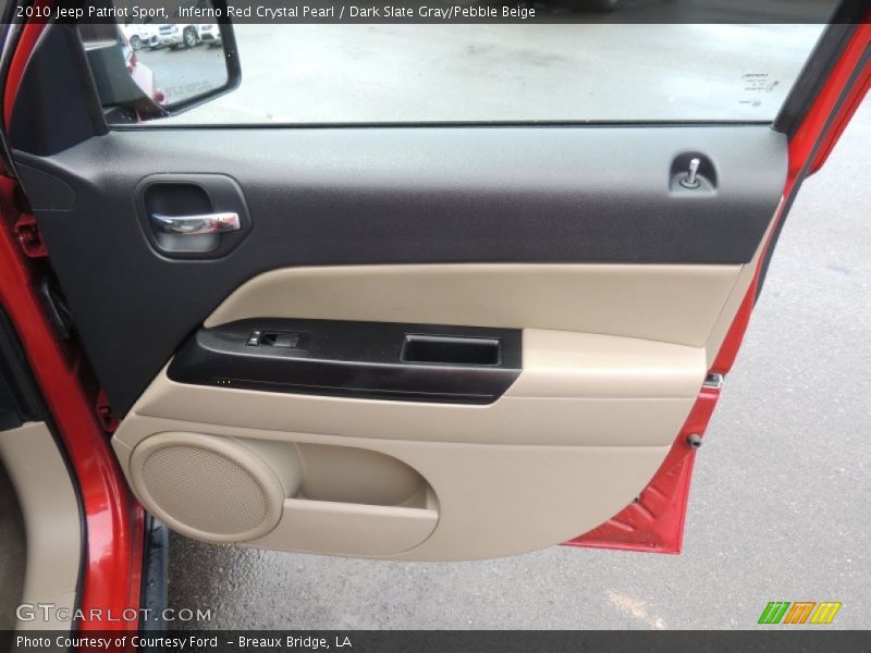 Inferno Red Crystal Pearl / Dark Slate Gray/Pebble Beige 2010 Jeep Patriot Sport