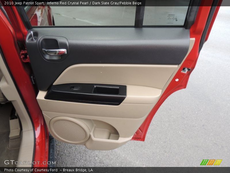 Inferno Red Crystal Pearl / Dark Slate Gray/Pebble Beige 2010 Jeep Patriot Sport