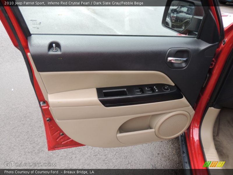 Inferno Red Crystal Pearl / Dark Slate Gray/Pebble Beige 2010 Jeep Patriot Sport