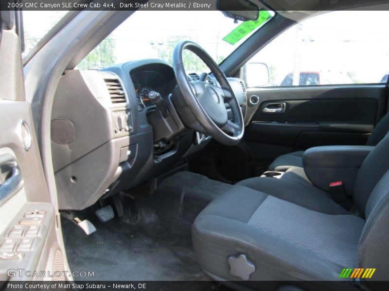 Dark Steel Gray Metallic / Ebony 2009 GMC Canyon SLE Crew Cab 4x4