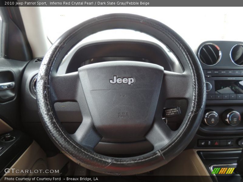 Inferno Red Crystal Pearl / Dark Slate Gray/Pebble Beige 2010 Jeep Patriot Sport