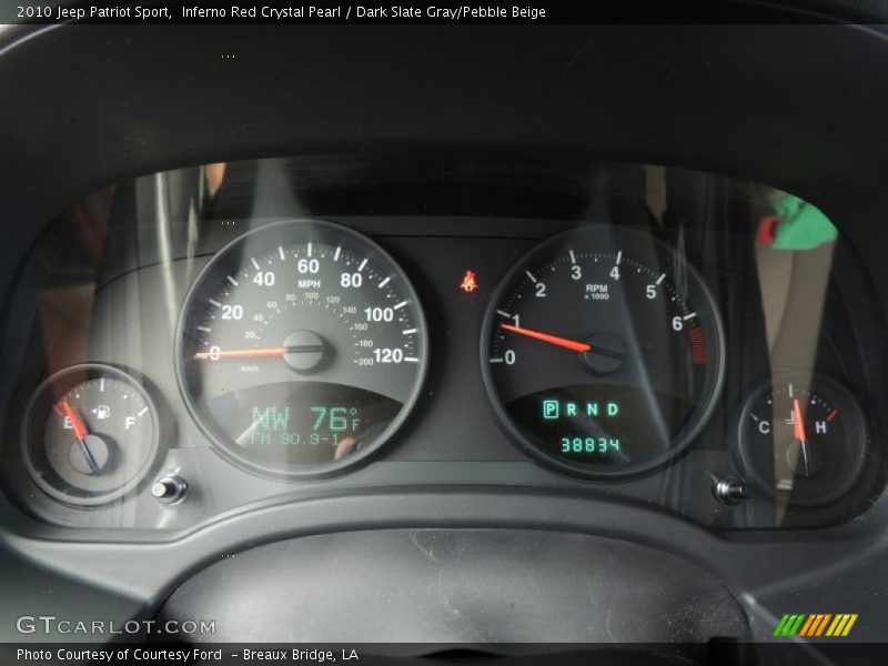 Inferno Red Crystal Pearl / Dark Slate Gray/Pebble Beige 2010 Jeep Patriot Sport
