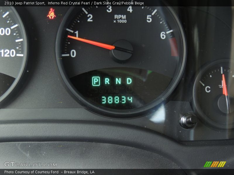 Inferno Red Crystal Pearl / Dark Slate Gray/Pebble Beige 2010 Jeep Patriot Sport