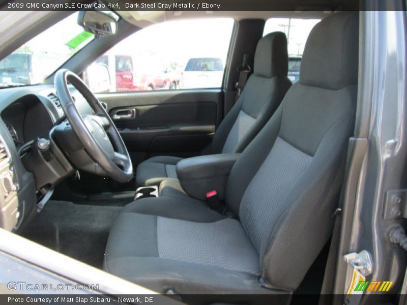 Dark Steel Gray Metallic / Ebony 2009 GMC Canyon SLE Crew Cab 4x4