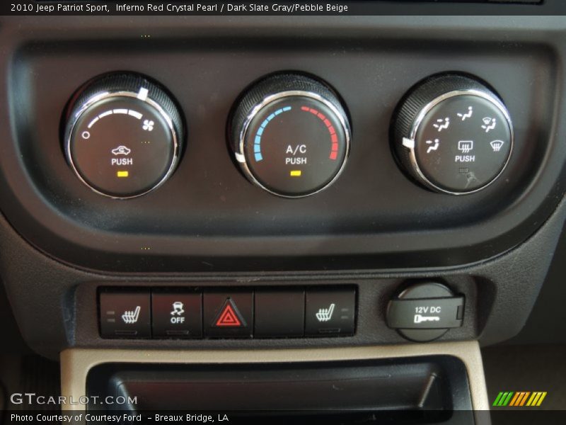 Inferno Red Crystal Pearl / Dark Slate Gray/Pebble Beige 2010 Jeep Patriot Sport