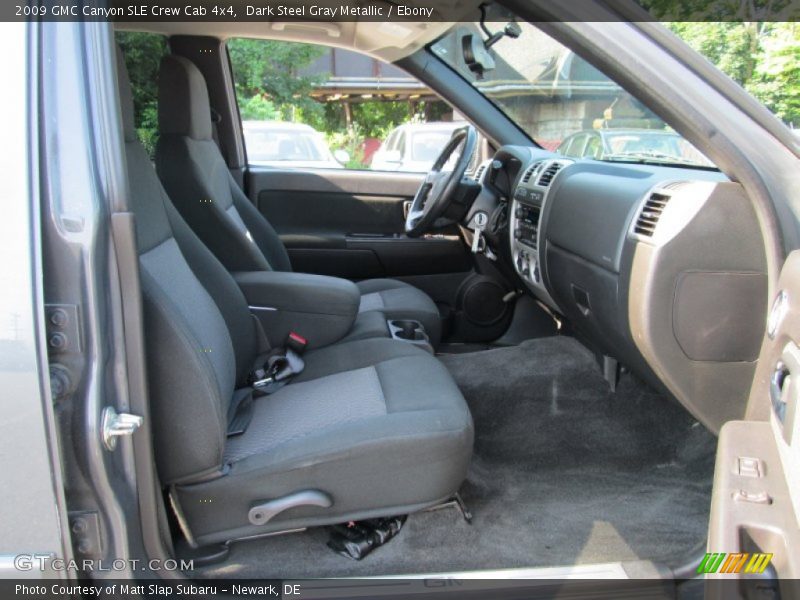 Dark Steel Gray Metallic / Ebony 2009 GMC Canyon SLE Crew Cab 4x4