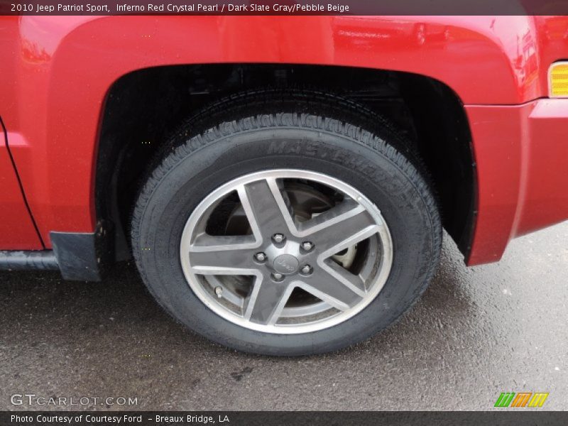 Inferno Red Crystal Pearl / Dark Slate Gray/Pebble Beige 2010 Jeep Patriot Sport