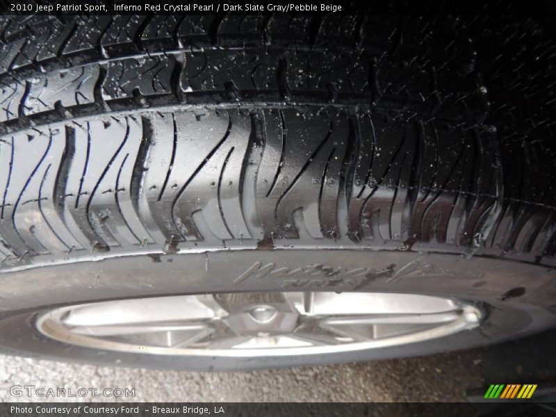 Inferno Red Crystal Pearl / Dark Slate Gray/Pebble Beige 2010 Jeep Patriot Sport