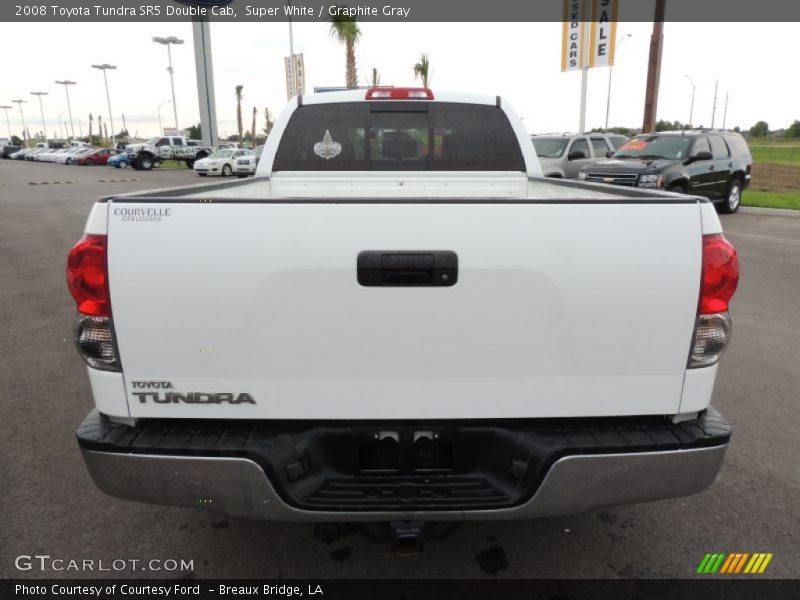 Super White / Graphite Gray 2008 Toyota Tundra SR5 Double Cab