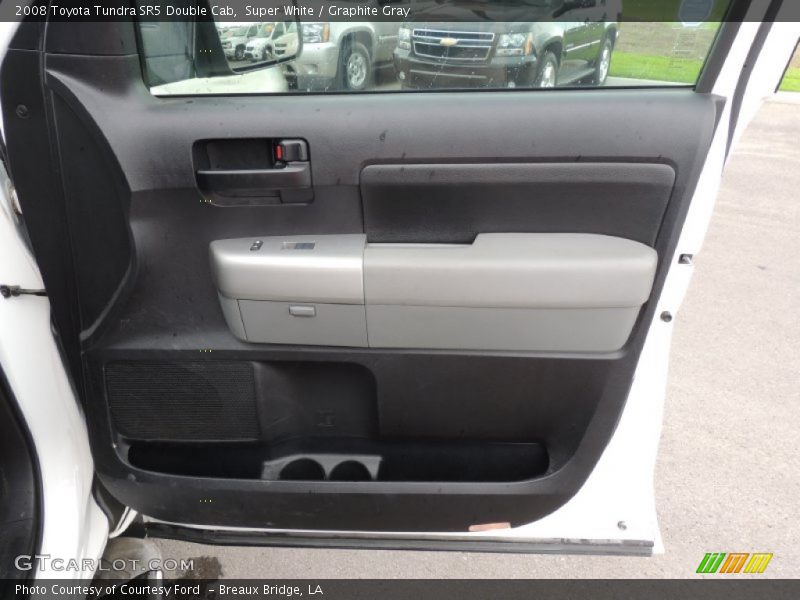 Super White / Graphite Gray 2008 Toyota Tundra SR5 Double Cab