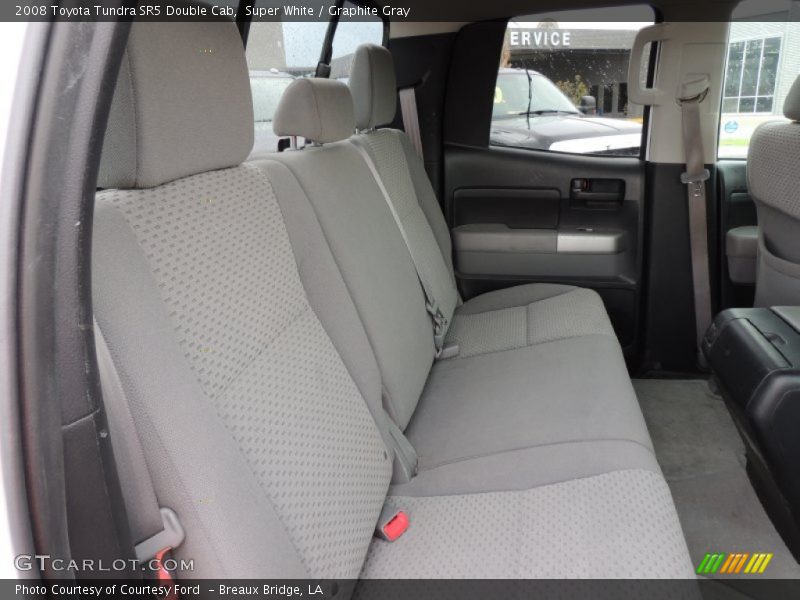 Super White / Graphite Gray 2008 Toyota Tundra SR5 Double Cab