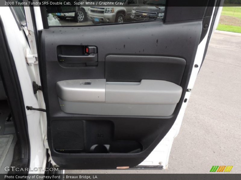 Super White / Graphite Gray 2008 Toyota Tundra SR5 Double Cab