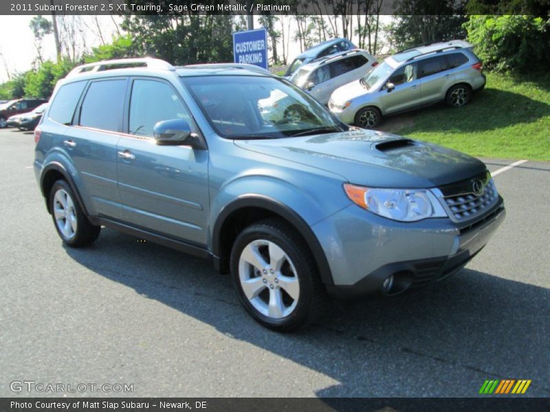 Front 3/4 View of 2011 Forester 2.5 XT Touring