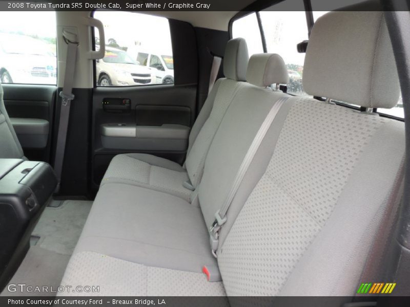 Super White / Graphite Gray 2008 Toyota Tundra SR5 Double Cab