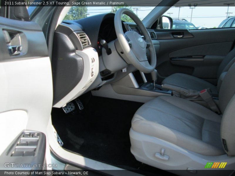 Sage Green Metallic / Platinum 2011 Subaru Forester 2.5 XT Touring