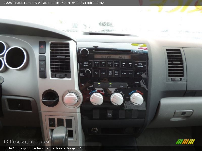 Super White / Graphite Gray 2008 Toyota Tundra SR5 Double Cab