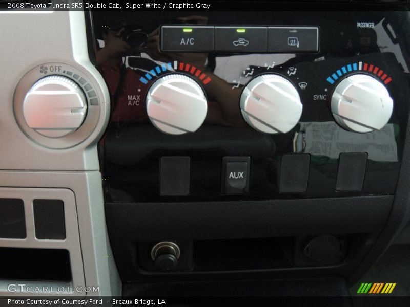 Super White / Graphite Gray 2008 Toyota Tundra SR5 Double Cab