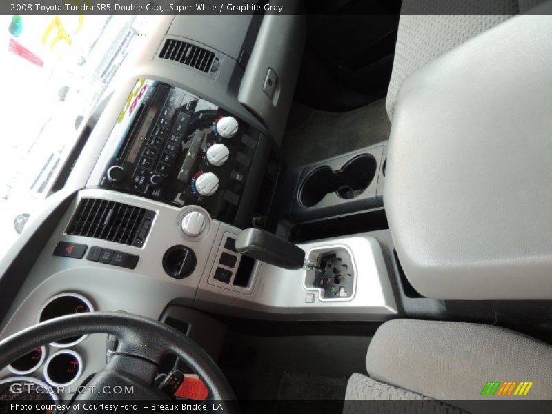 Super White / Graphite Gray 2008 Toyota Tundra SR5 Double Cab