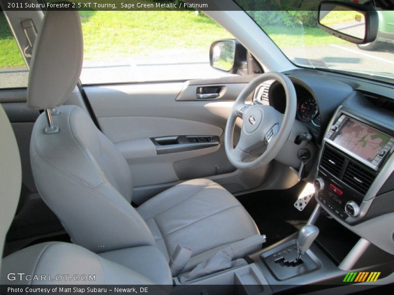 Sage Green Metallic / Platinum 2011 Subaru Forester 2.5 XT Touring