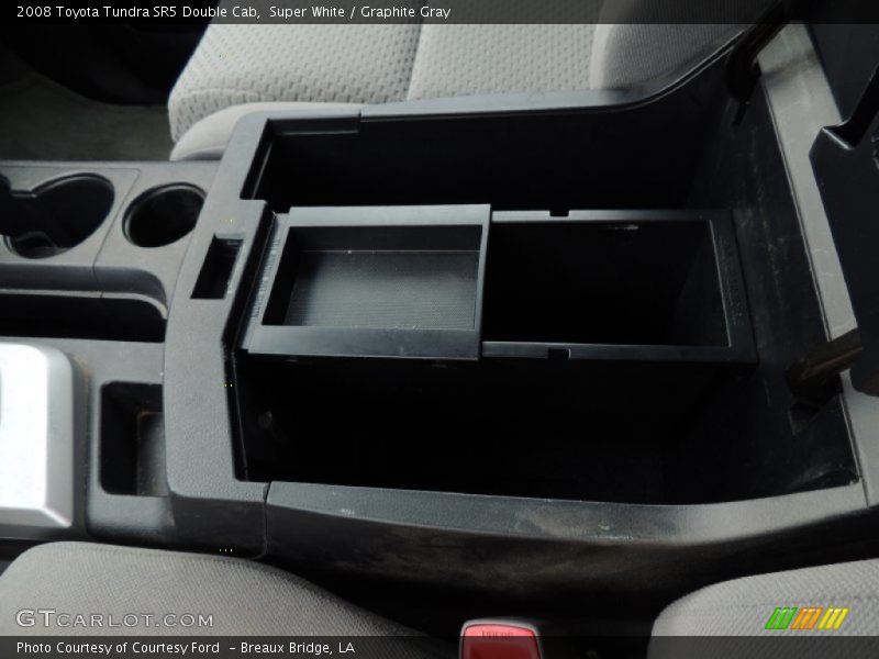 Super White / Graphite Gray 2008 Toyota Tundra SR5 Double Cab