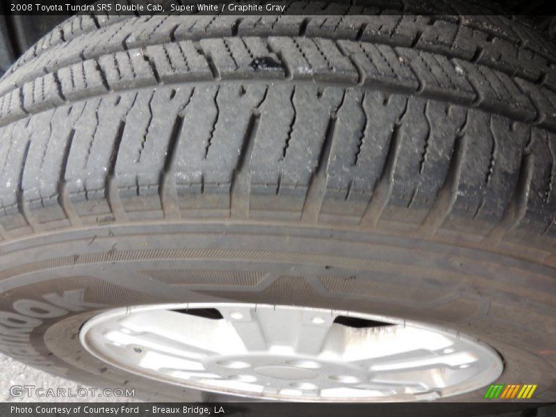 Super White / Graphite Gray 2008 Toyota Tundra SR5 Double Cab