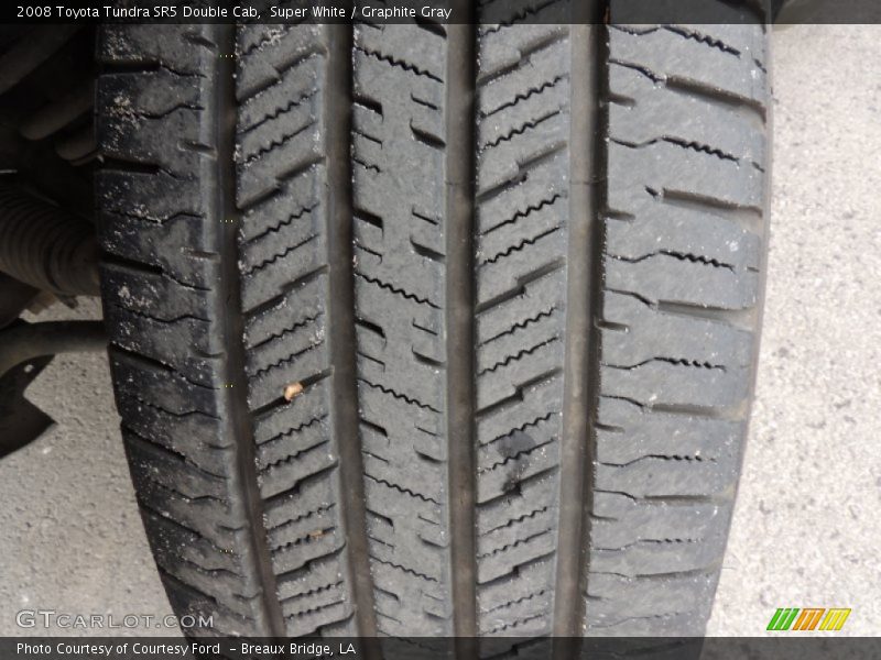 Super White / Graphite Gray 2008 Toyota Tundra SR5 Double Cab