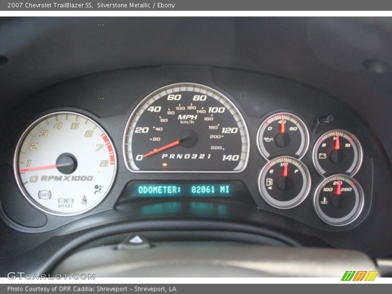 Silverstone Metallic / Ebony 2007 Chevrolet TrailBlazer SS