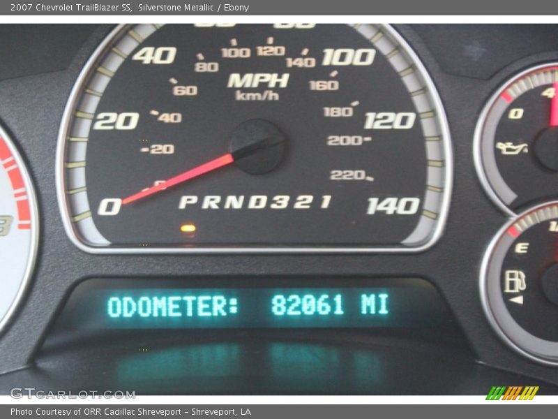 Silverstone Metallic / Ebony 2007 Chevrolet TrailBlazer SS