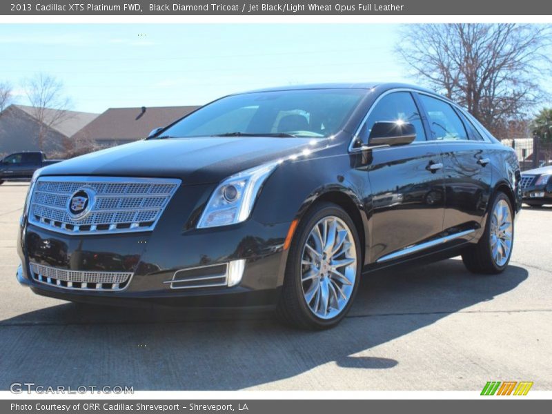 Black Diamond Tricoat / Jet Black/Light Wheat Opus Full Leather 2013 Cadillac XTS Platinum FWD